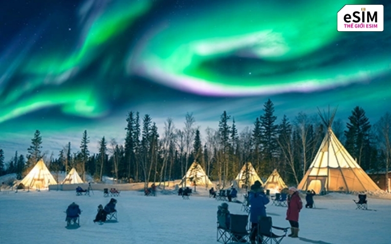 Săn ảnh cực quang 2026 rực rỡ nhờ kết nối eSIM du lịch Châu Âu tốc độ cao.